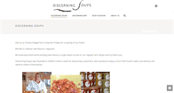 Desktop Screenshot of discerningsoups.com